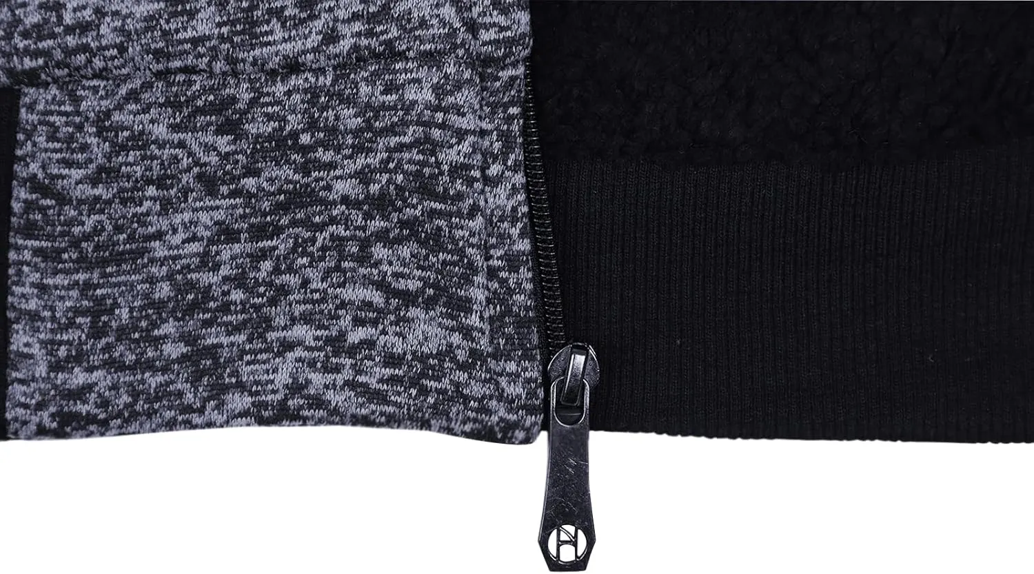 Gary Com Heavyweight Sherpa Hoodies for Men, Thick Fleece Lined Full Zip Up Winter Warm Sweatshirts Work Jackets