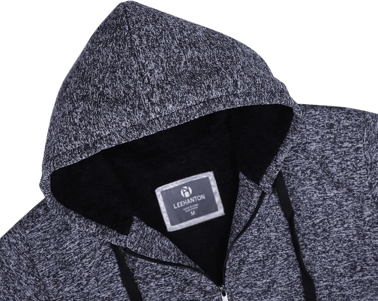 Gary Com Heavyweight Sherpa Hoodies for Men, Thick Fleece Lined Full Zip Up Winter Warm Sweatshirts Work Jackets