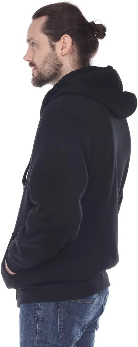 Gary Com Heavyweight Sherpa Hoodies for Men, Thick Fleece Lined Full Zip Up Winter Warm Sweatshirts Work Jackets