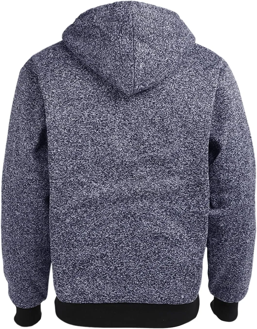 Gary Com Heavyweight Sherpa Hoodies for Men, Thick Fleece Lined Full Zip Up Winter Warm Sweatshirts Work Jackets