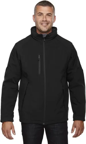 Glacier Insulated Three-Layer Fleece Bonded Soft Shell Jacket XL BLACK