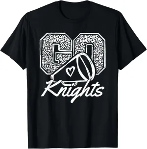 Go Cheer Knights Sports Name Gifts Men Women Boy Girl T-Shirt