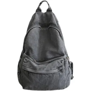 Gray middle school backpack
