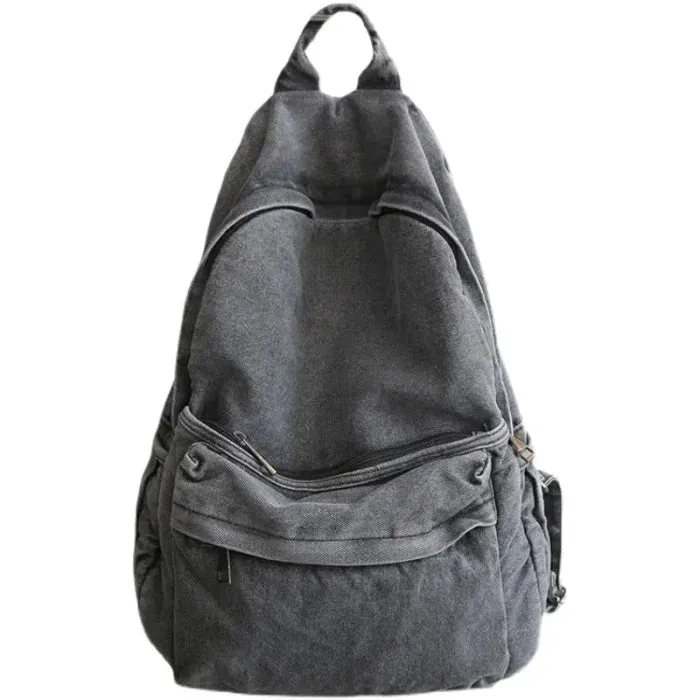 Gray middle school backpack