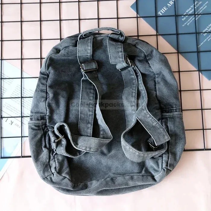 Gray middle school backpack