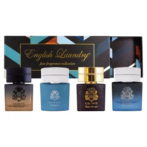 Herringbone Collection by English Laundry, Armour, Oxford Bleu, Crown, Throne, 0.68 fl. oz. Spray for Men