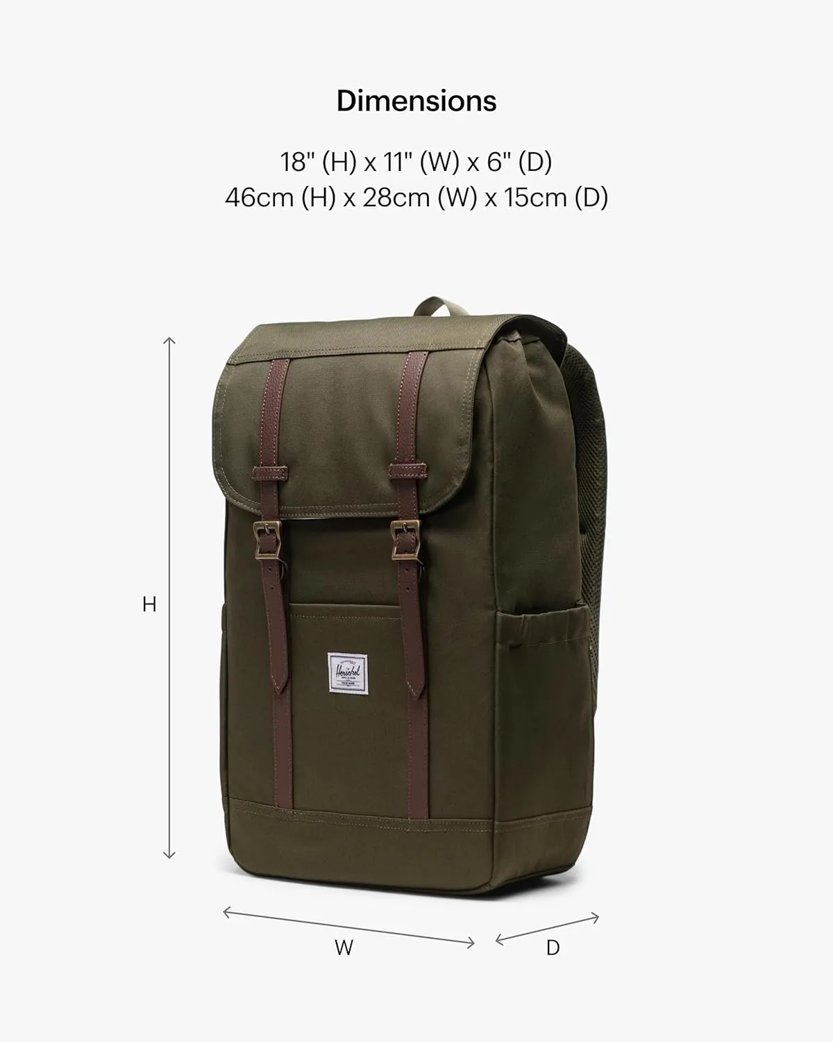 Herschel Supply Co. Retreat Backpack, Ash Rose, Standard-23L