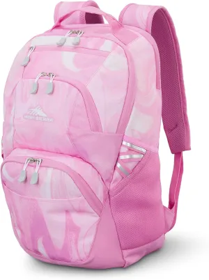 High Sierra Swoop Sg Backpack, Pink Marble Swirl, One Size