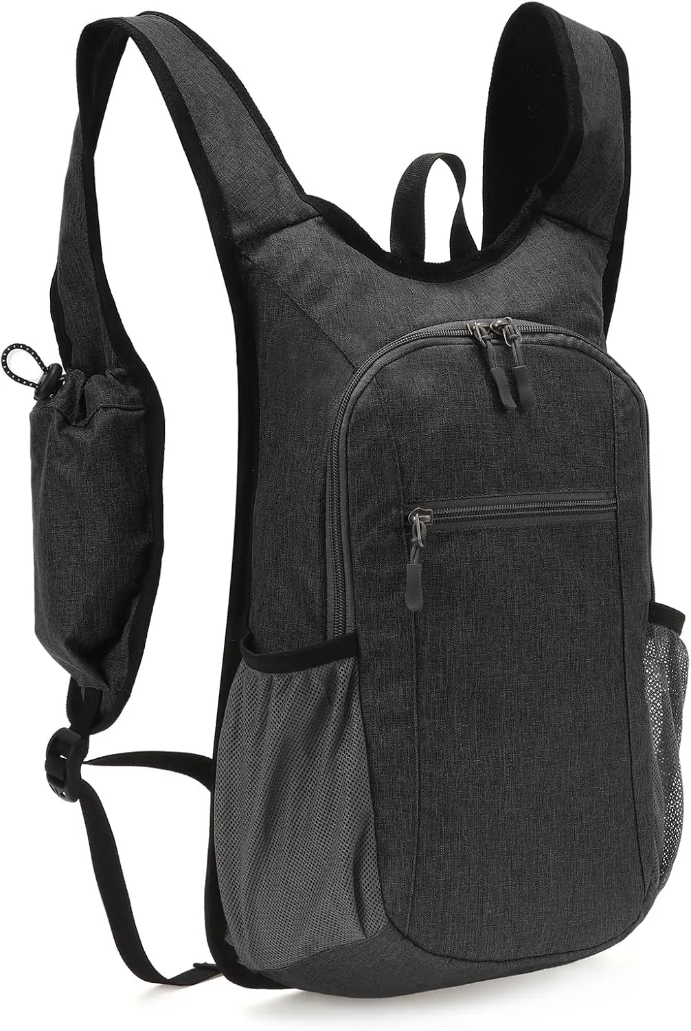 Hiking Daypack Small Travel Hiking Backpack for Women and Men Lightweight Packable Travel Back Pack for Women Men,Black