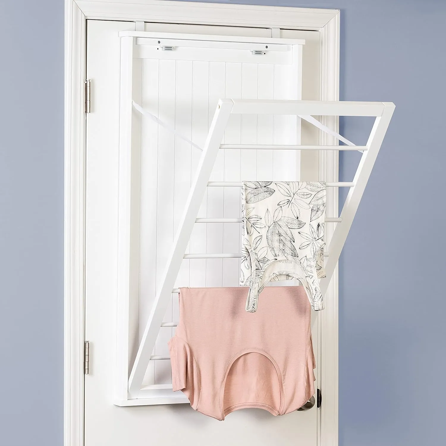 Honey-Can-Do DRY-04445 Large Wall-Mounted Drying Rack, White