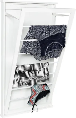 Honey-Can-Do DRY-04445 Large Wall-Mounted Drying Rack, White