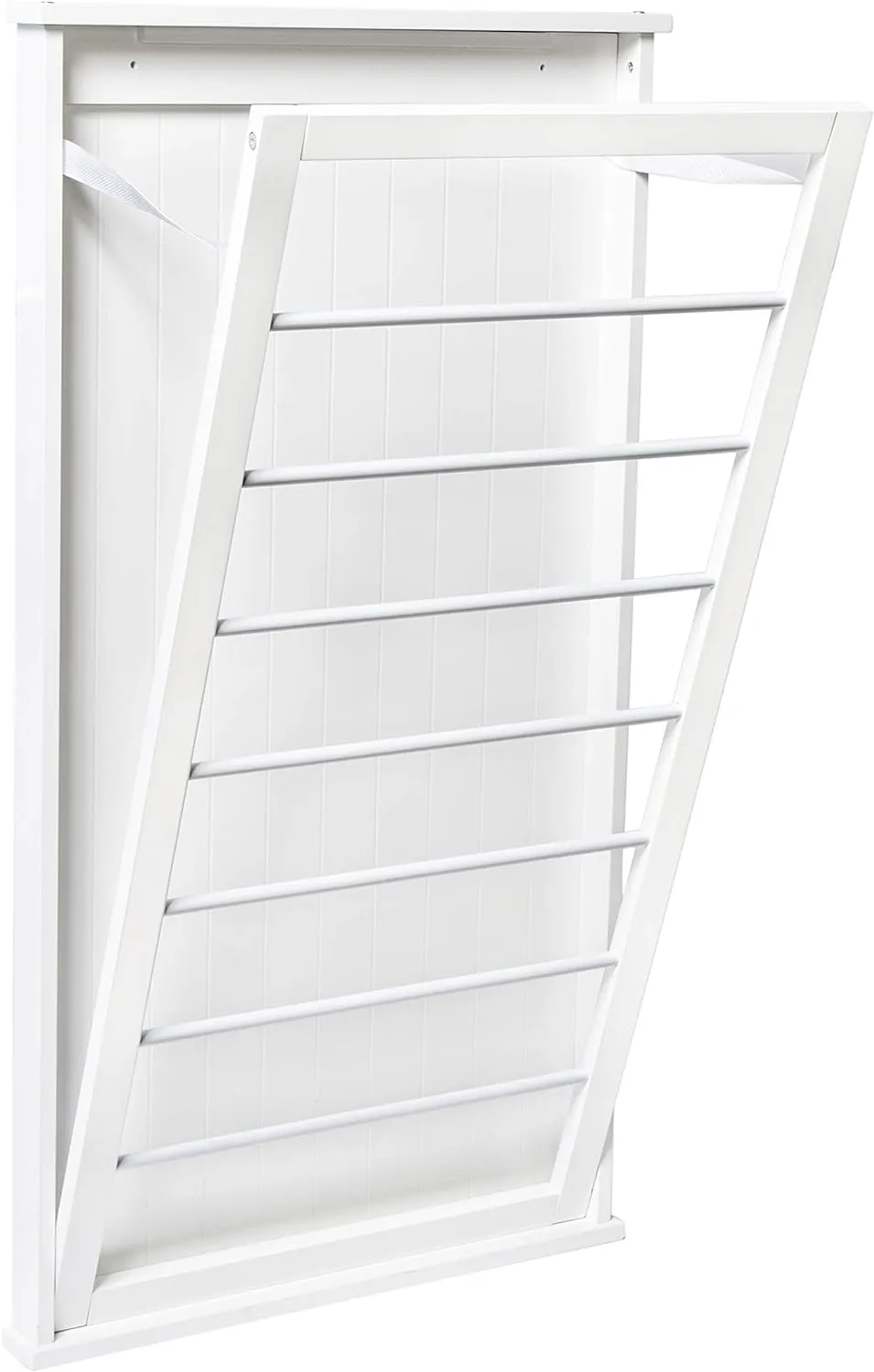 Honey-Can-Do DRY-04445 Large Wall-Mounted Drying Rack, White
