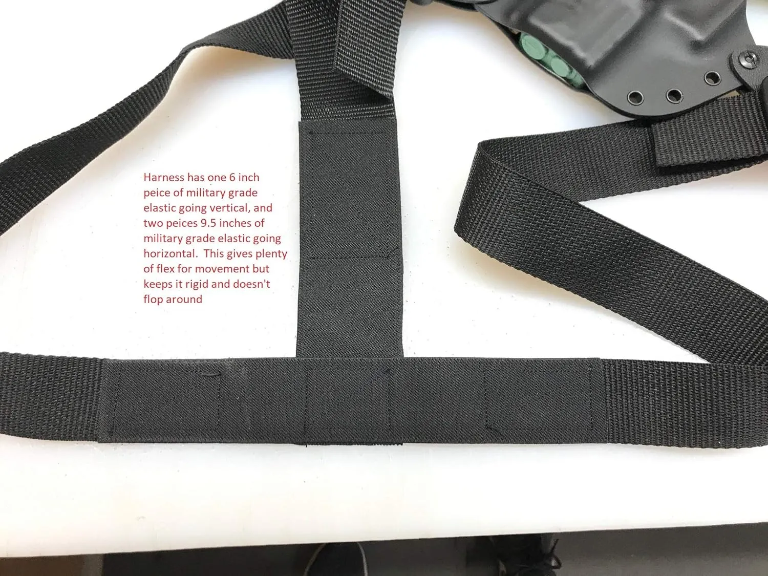 Hosking Chest Holster for Springfield MAS Black