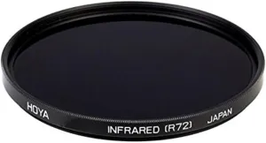 Hoya R72 Screw-in Infrared Lens Filter 82mm - IR Pass Filter for Camera Lens Effects, Range from 760nm and 860nm Light Transmission for Enhancing Creative Effects - Compatible with Mirrorless Cameras