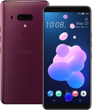 HTC U12 Plus (2Q55100) 6.0 inchs with 6GB RAM / 128GB Storage, (GSM ONLY, NO CDMA) Factory Unlocked International Version No-Warranty Cell Phone (Flame Red) - Flame Red