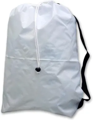 Huge Laundry Bag with Strap, Drawstring, Color: White, Size: 30x40, Choose from 16 Colors