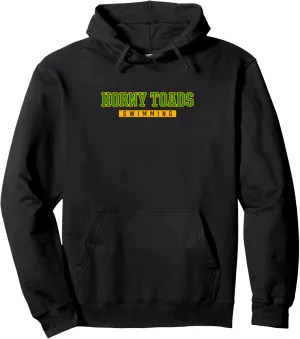 Hughes Horny Toads Swimming Pullover Hoodie