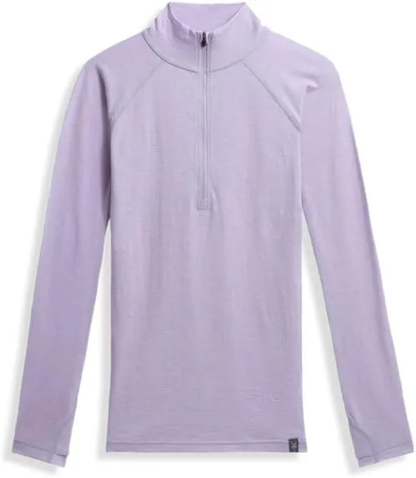 Ibex Woolies Pro Tech 1/4 Zip for Women | Lightweight Merino Base Layer | Perfect for Cool and Cold Conditions