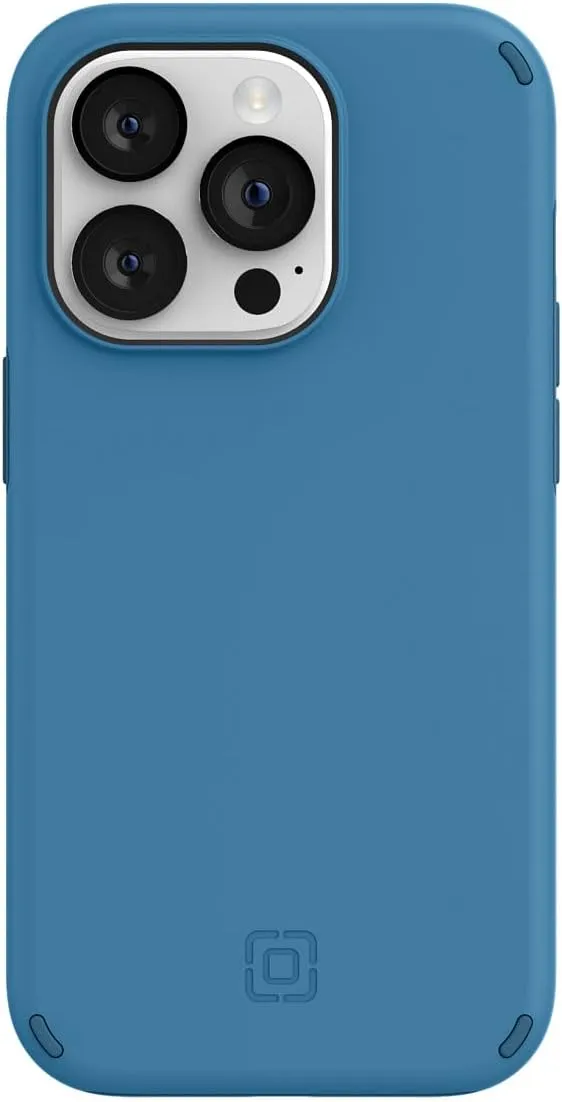 Incipio Duo Series Case for iPhone 14 Pro, 12-Ft. (3.7m) Drop Defense - Bluejay/Seaport Blue (IPH-2033-BJSPT)