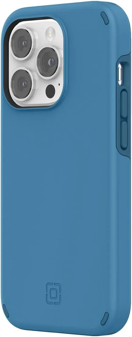 Incipio Duo Series Case for iPhone 14 Pro, 12-Ft. (3.7m) Drop Defense - Bluejay/Seaport Blue (IPH-2033-BJSPT)