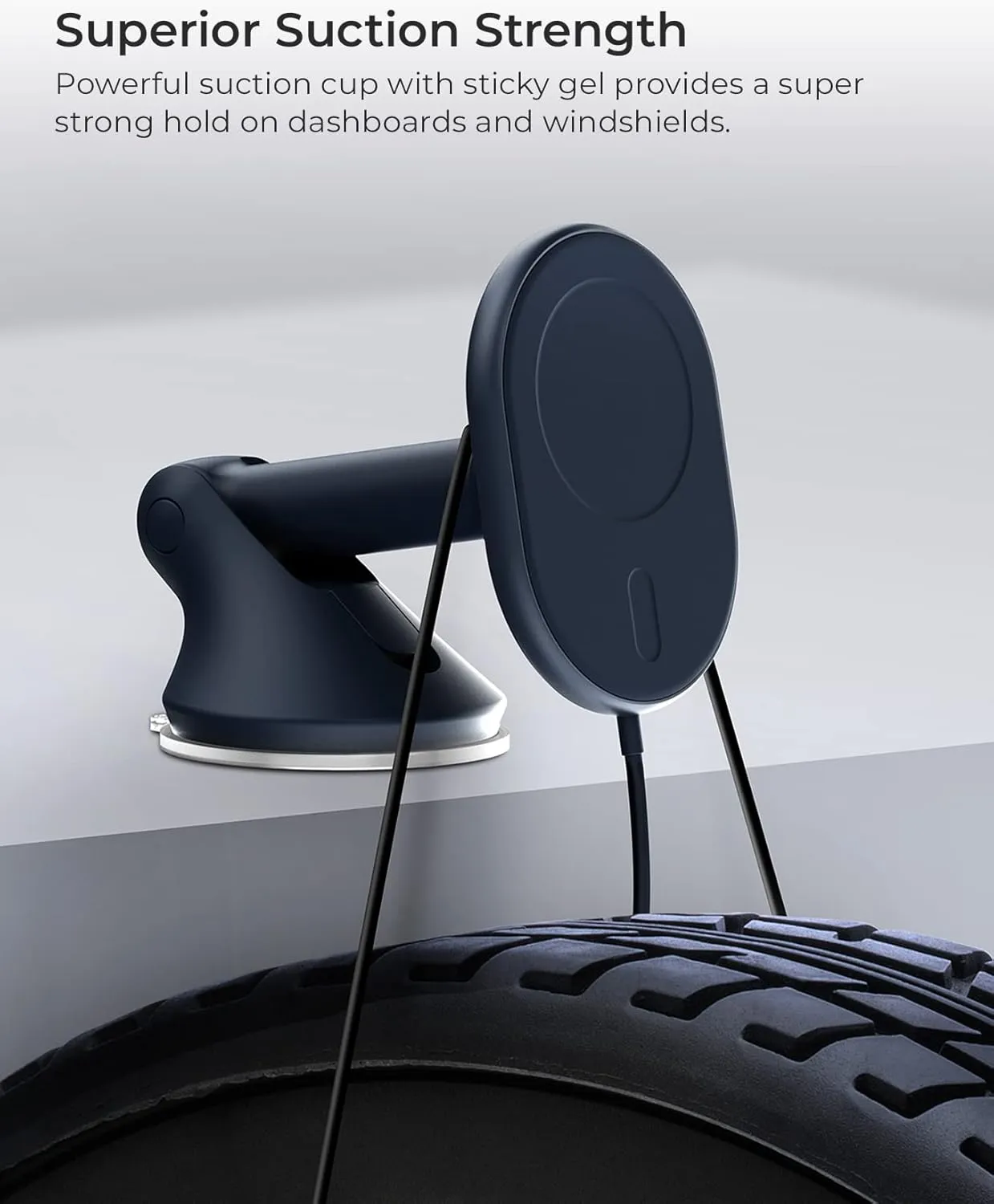 iOttie Velox Magnetic Wireless Car Mount for MagSafe iPhones - Charger Included. Compatible with iPhone 12 to 15 Series