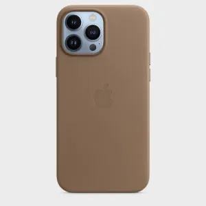 iPhone 14 Pro Leather Case - Titanium