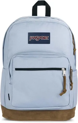 JanSport Right Pack Backpack - Durable Daypack with Padded 15" Laptop Sleeve, Spacious Main Compartment & Integrated Water Bottle Pocket - Blue Dusk