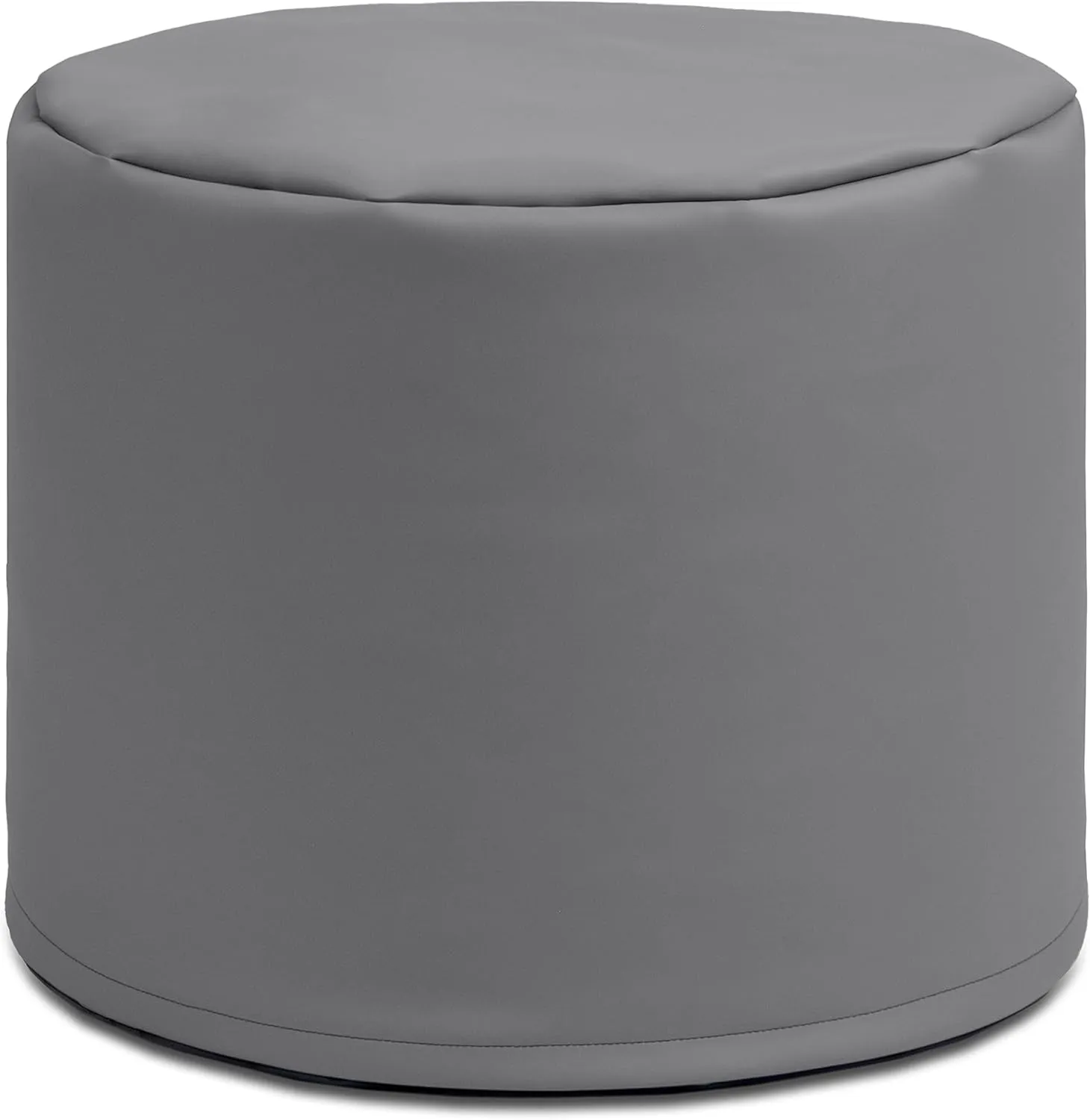 Jaxx Mallo Modular Pouf Classroom Bean Bag Seat, Premium Vinyl - Charcoal