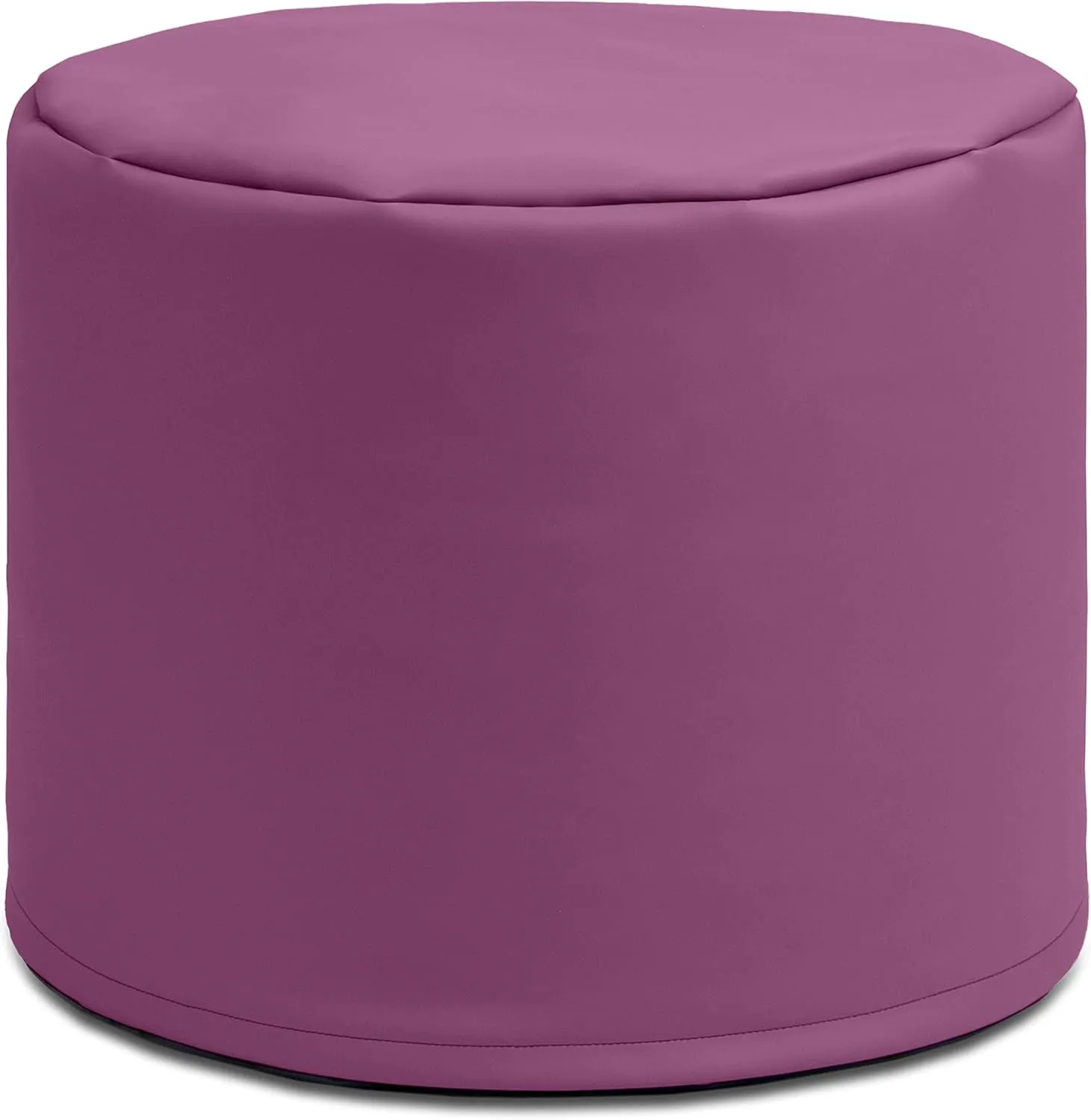 Jaxx Mallo Modular Pouf Classroom Bean Bag Seat, Premium Vinyl - Plum
