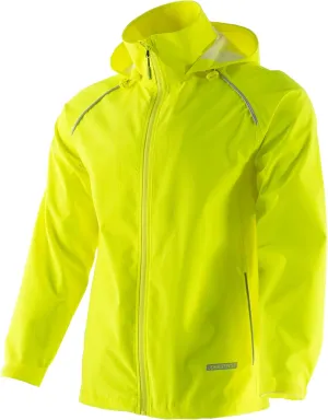 JORESTECH Waterproof Ripstop Rain Sport Jacket With Reflective Highlights And Heat Transfer Tap On The Back
