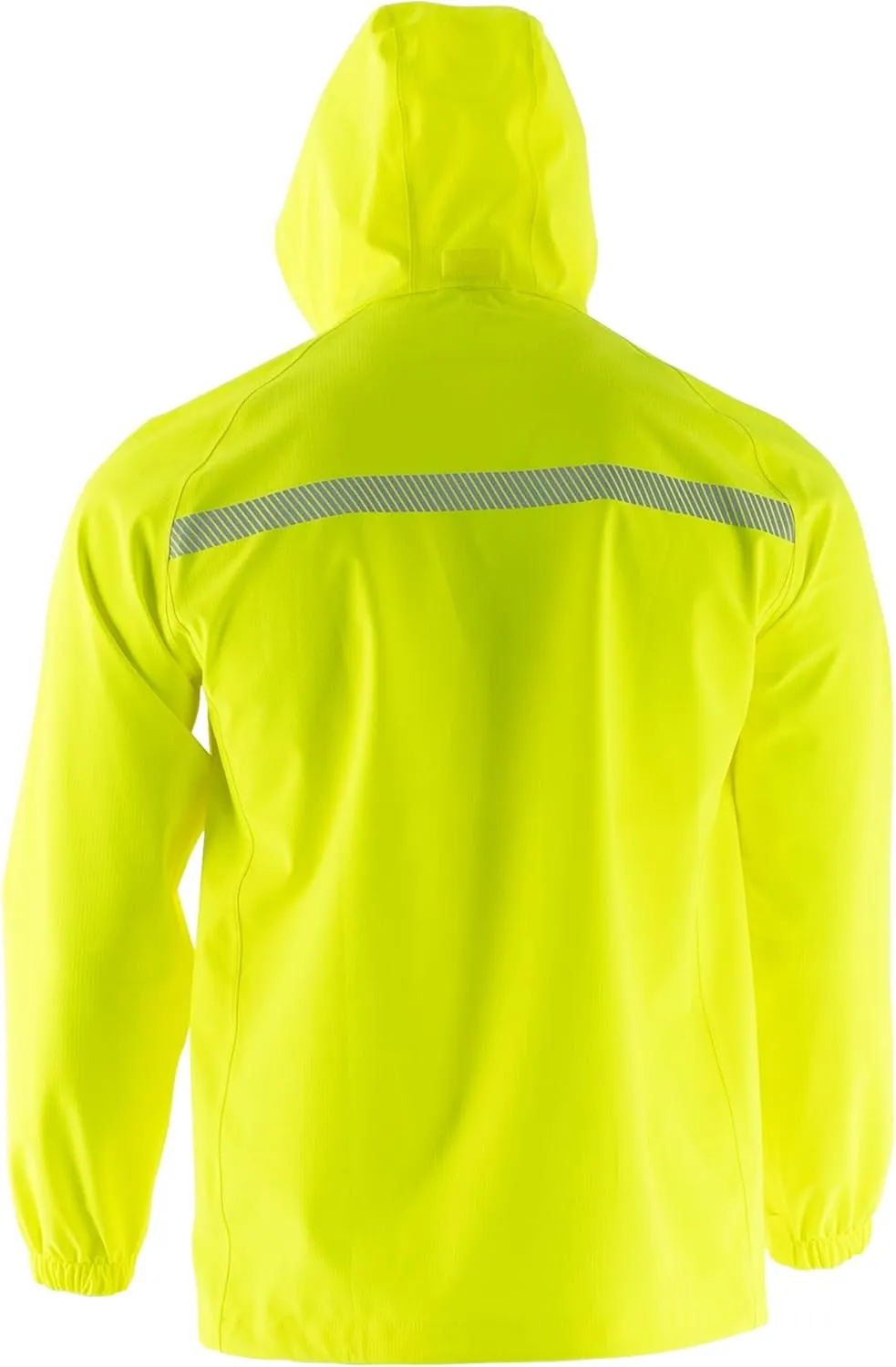 JORESTECH Waterproof Ripstop Rain Sport Jacket With Reflective Highlights And Heat Transfer Tap On The Back