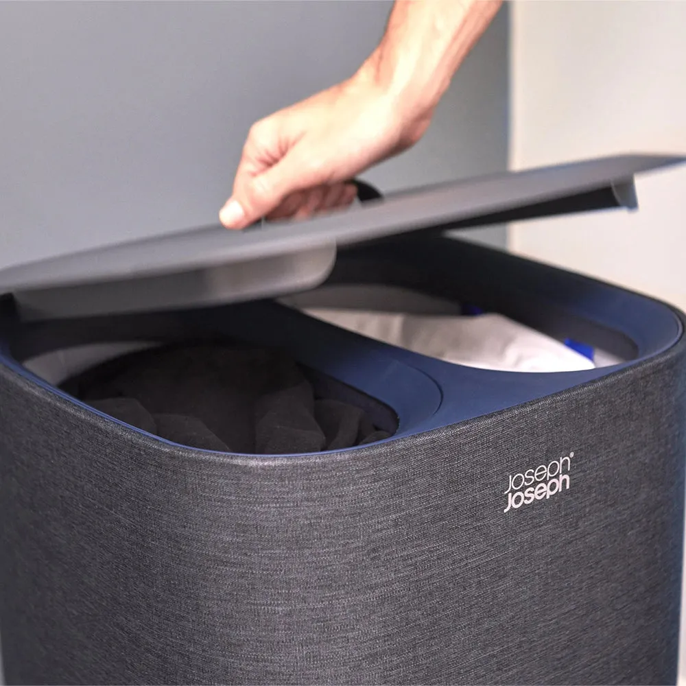Joseph Joseph Tota 60L Laundry Separation Basket - Carbon Black