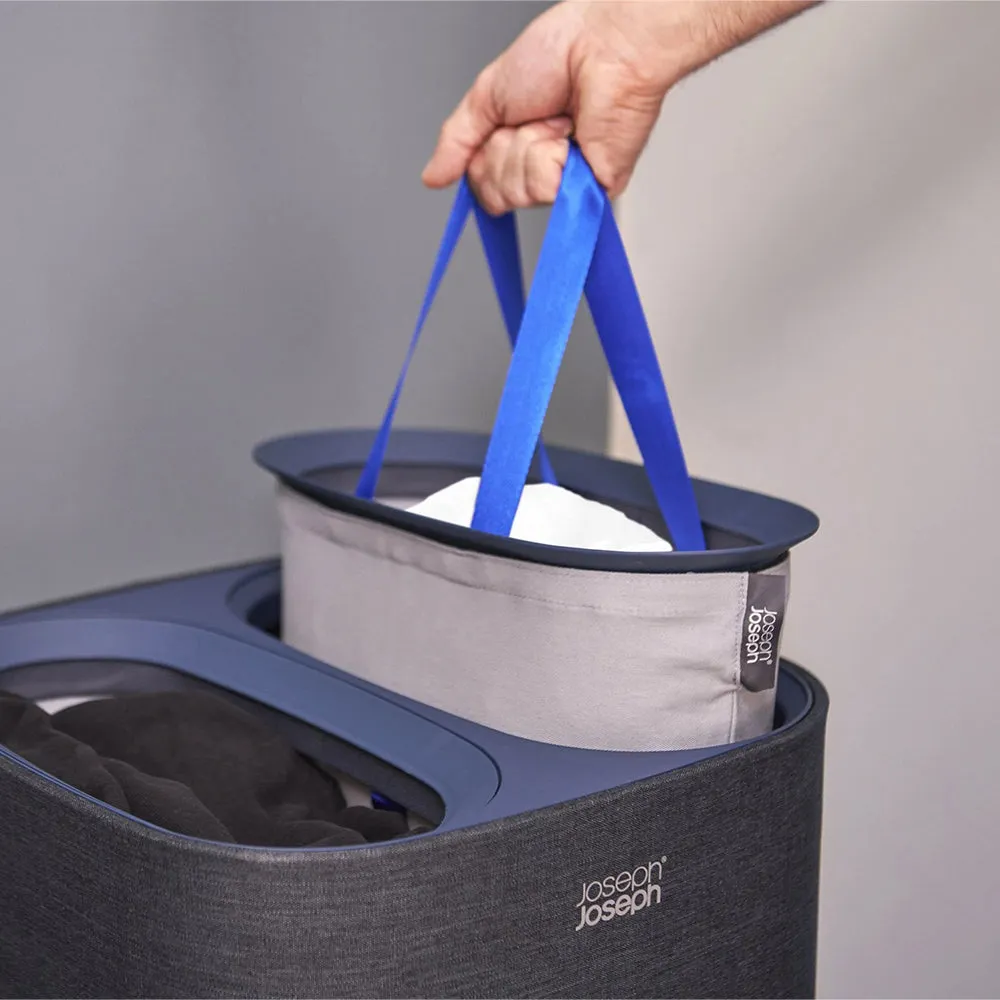 Joseph Joseph Tota 60L Laundry Separation Basket - Carbon Black