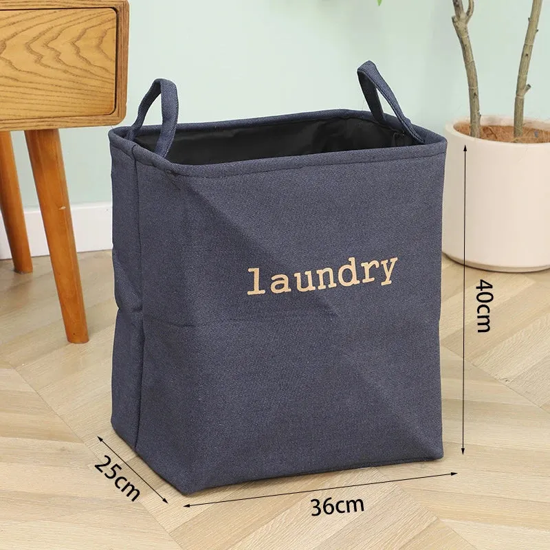 Jute Laundry Basket: Large, Foldable Storage