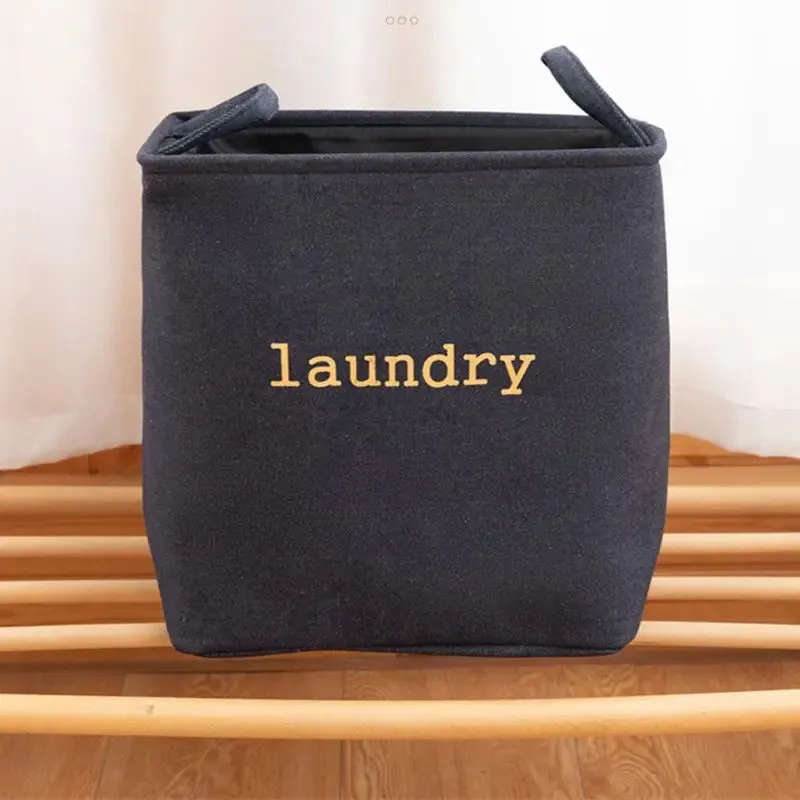 Jute Laundry Basket: Large, Foldable Storage