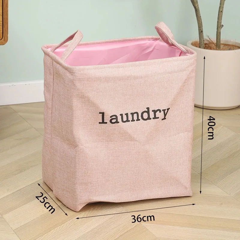 Jute Laundry Basket: Large, Foldable Storage