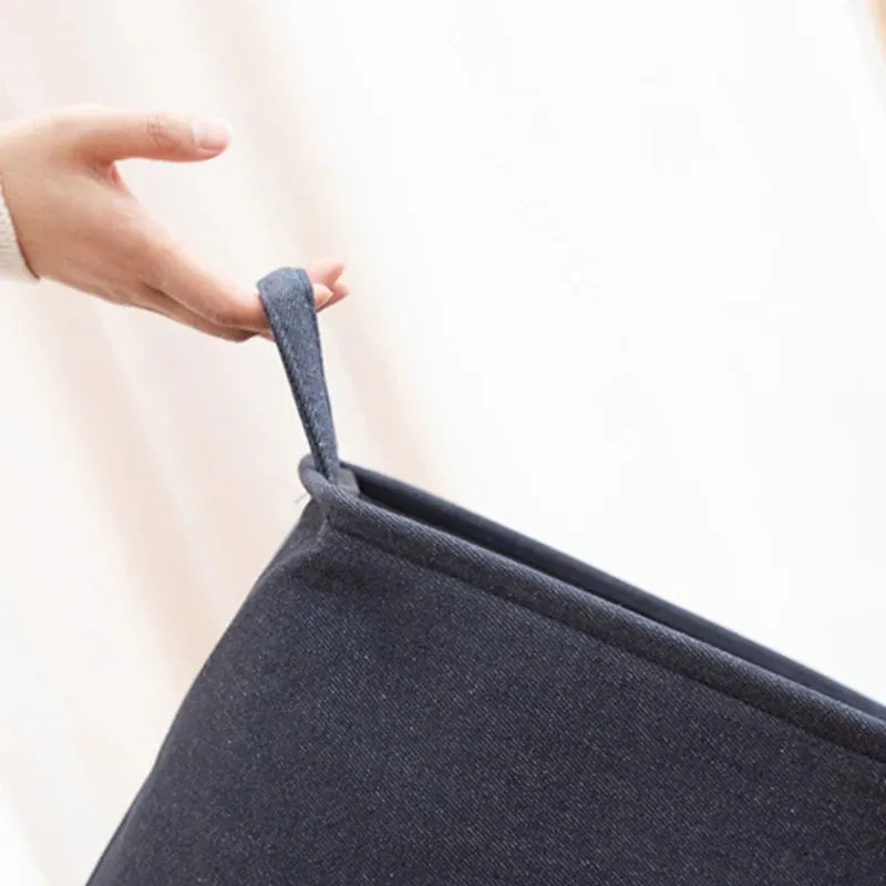 Jute Laundry Basket: Large, Foldable Storage