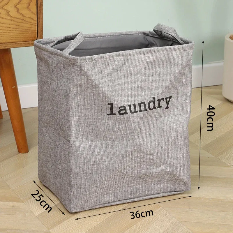 Jute Laundry Basket: Large, Foldable Storage