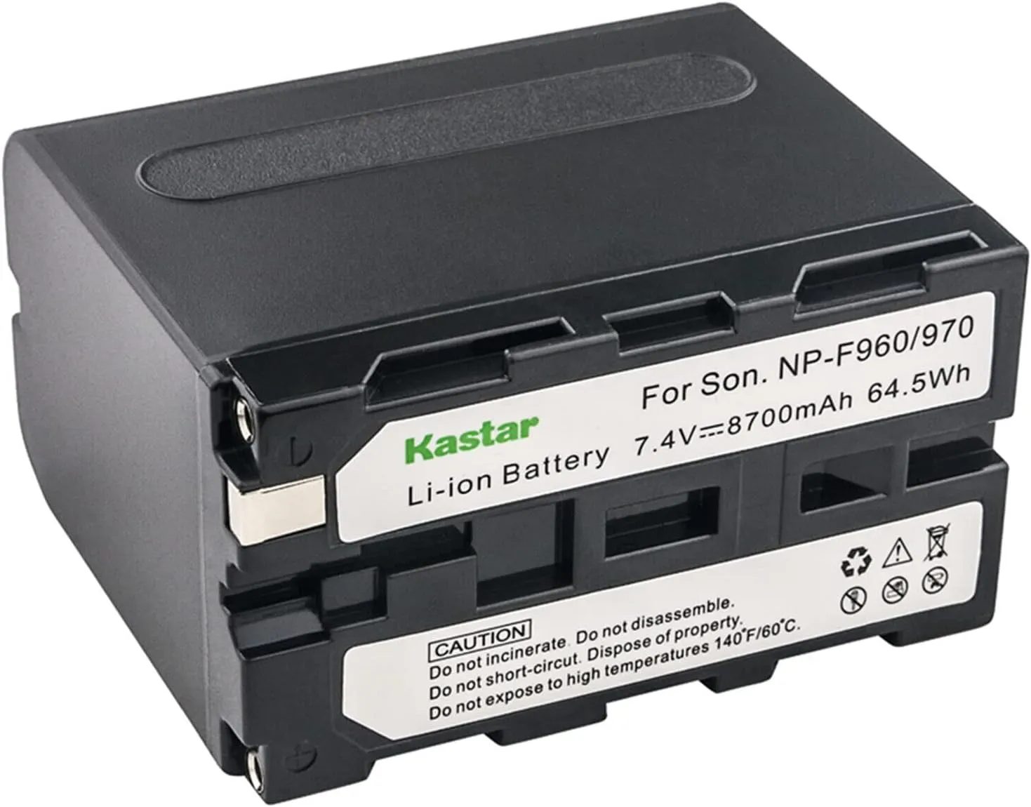 Kastar NP-F960 / NP-F970 Battery 4-Pack Replacement for Datavideo TLM-700K 7" Full HD LCD Portable 4K Field Monitor, iKan 7" VXF7-V2 Tally 3G-SDI 4K Field Monitor, VH7i-1 7" HDMI LCD Field Monitor