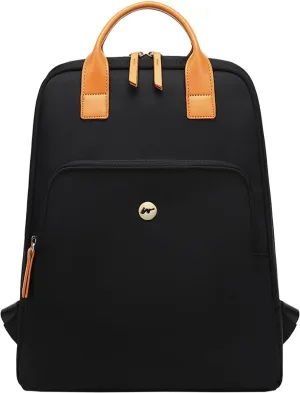 KEBEIXUAN Laptop Backpack Purse for Women Teacher Work Backpack College Waterproof Backpack with Laptop Compartment (Black)