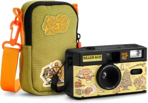 Killer Acid “Mental Exploration Co.” FC-11 35mm Film Camera & Bag Bundle