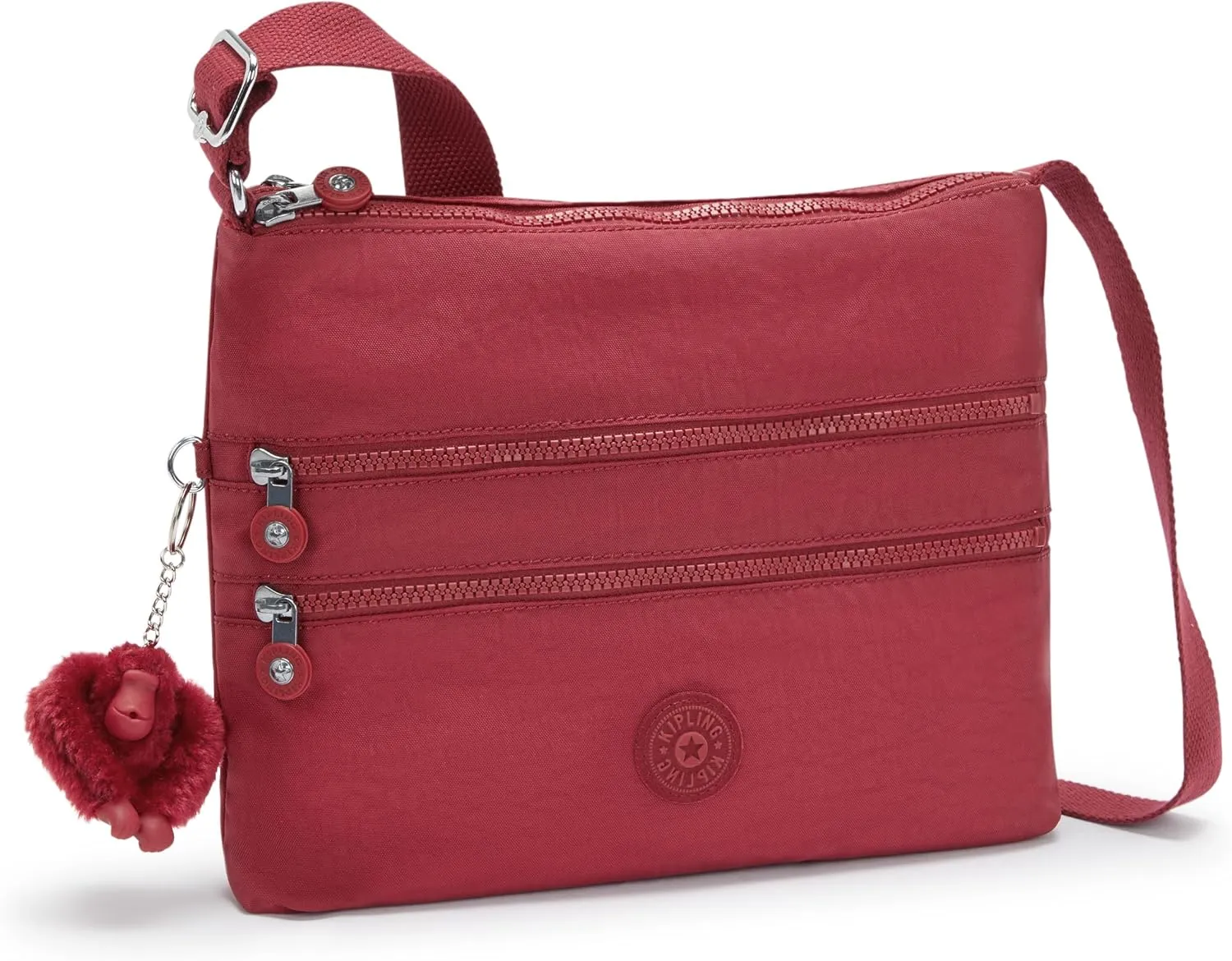 Kipling Women’s Alvar Crossbody, Super Light, Durable Messenger, Nylon Shoulder Bag