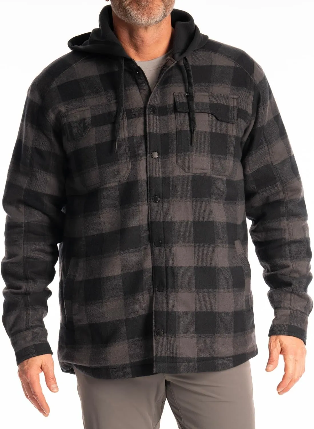 KLIM Men's Targhee Fleece Lined Flannel Hoodie