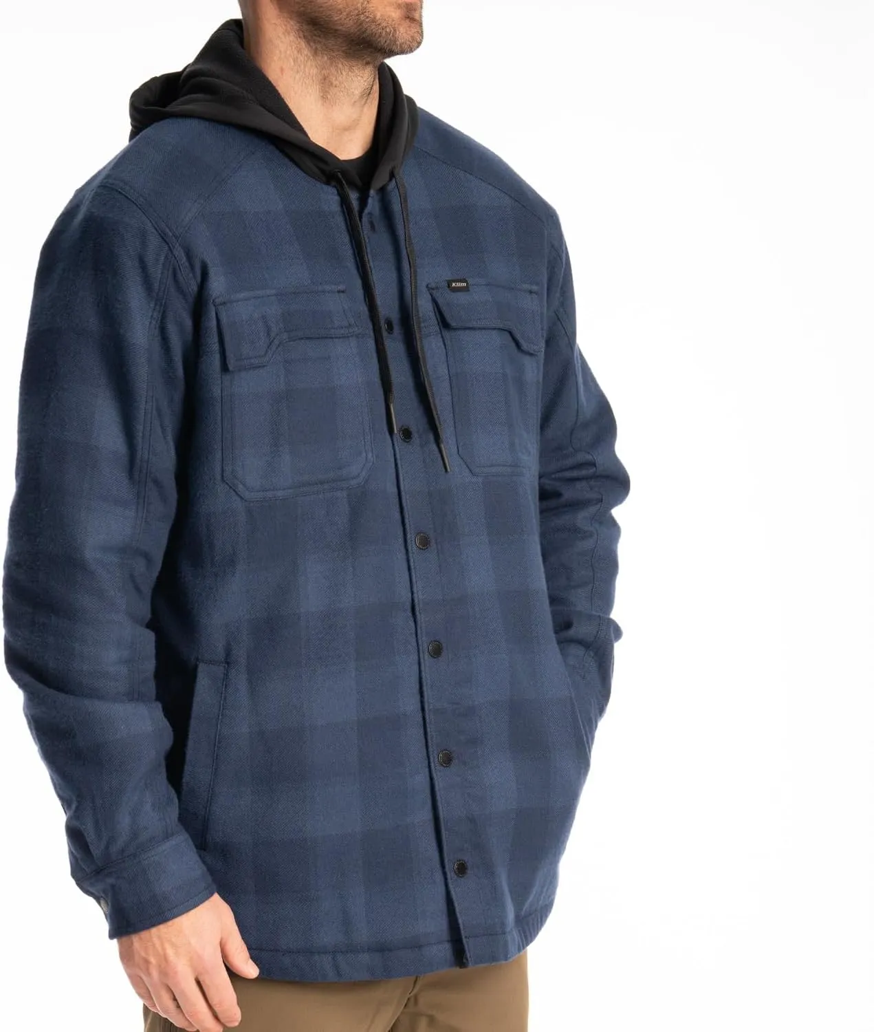 KLIM Men's Targhee Fleece Lined Flannel Hoodie