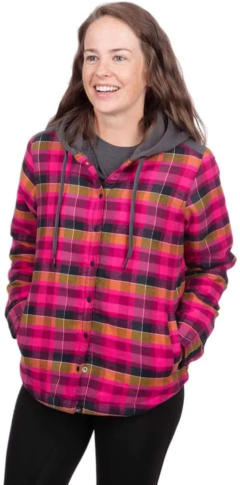 KLIM Women's Big Sky Fleece Lined Flannel Hoodie