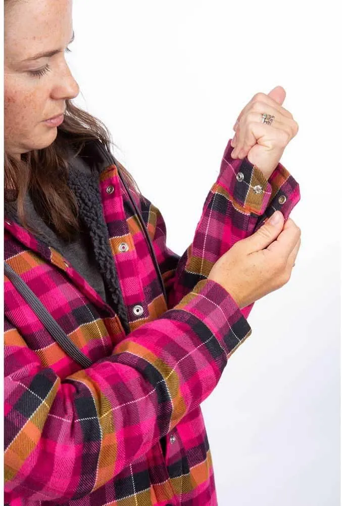 KLIM Women's Big Sky Fleece Lined Flannel Hoodie
