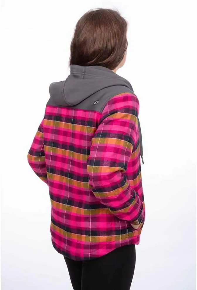 KLIM Women's Big Sky Fleece Lined Flannel Hoodie