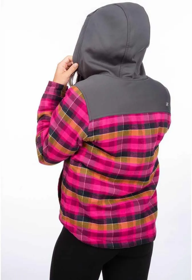 KLIM Women's Big Sky Fleece Lined Flannel Hoodie