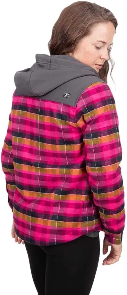 KLIM Women's Big Sky Fleece Lined Flannel Hoodie
