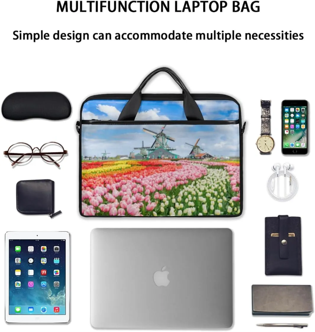 Laptop Bag Case Shoulder Messenger Carrying Bag 13 14 15 Inch Waterproof Computer Sleeve Cover